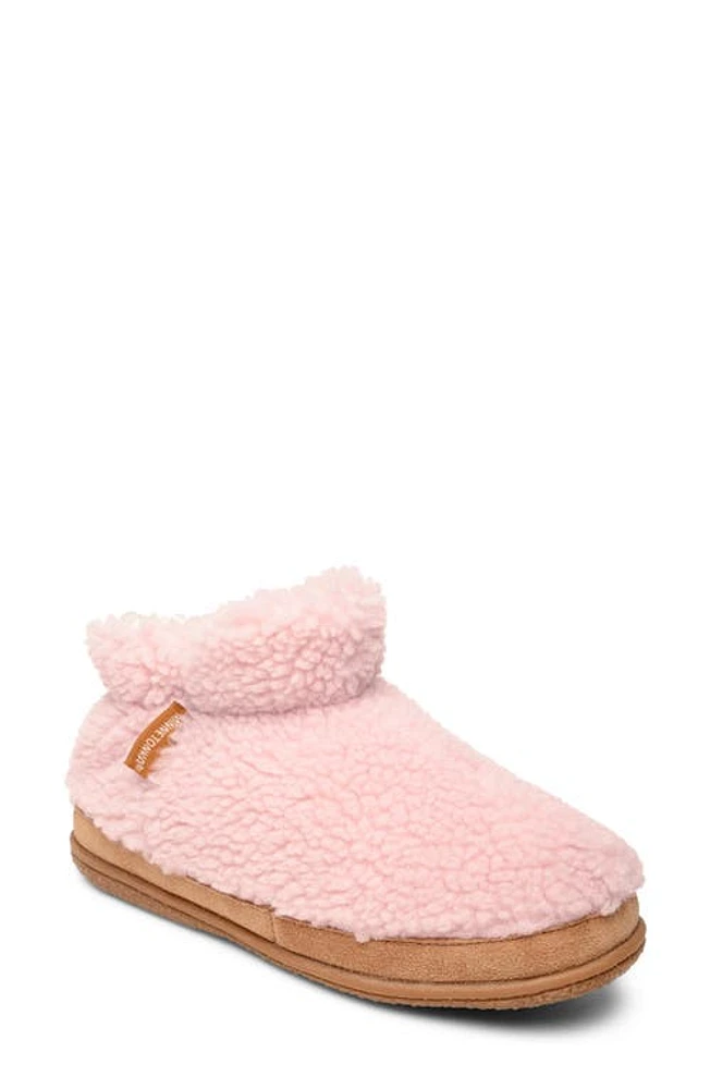 Minnetonka Brekyn Faux Shearling Slipper Pink at Nordstrom,