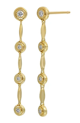 Bony Levy Aviva Diamond Linear Earrings in 18K Yellow Gold at Nordstrom