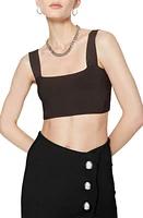 Rebecca Minkoff Bonnie Crop Top Black at Nordstrom,