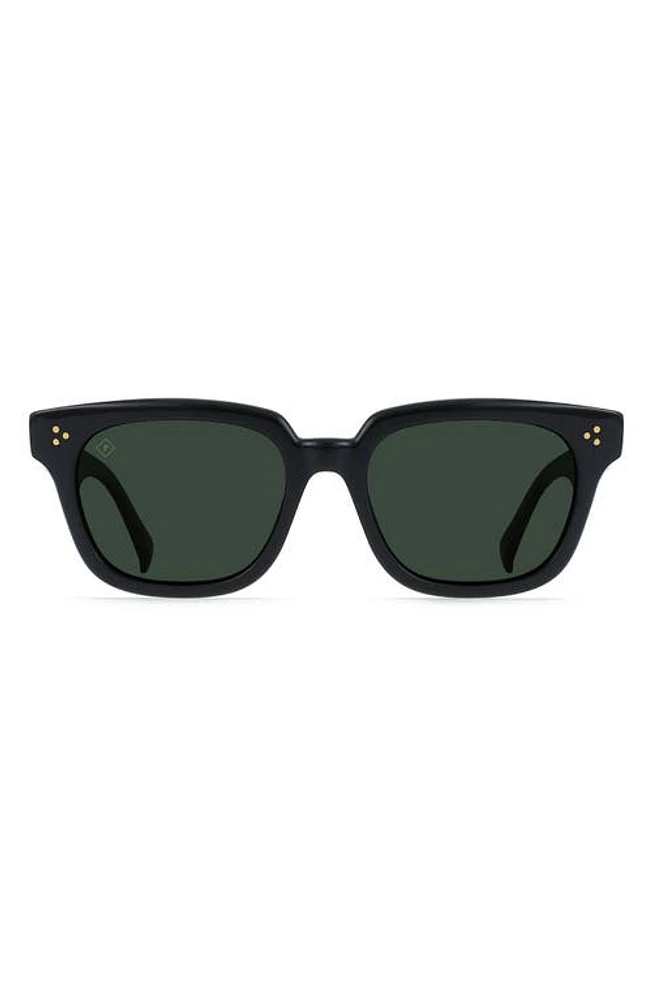 RAEN Phonos Polarized Square Sunglasses in Recycled Black/Green Polar at Nordstrom