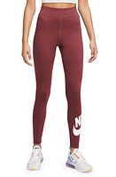 Nike Sportswear Classics High Waist Graphic Leggings Dark at Nordstrom,