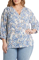 NYDJ Semisheer Pintuck Blouse at Nordstrom,