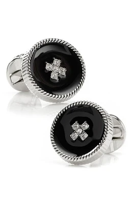 Cufflinks, Inc. Crystal Button Cuff Links in Black at Nordstrom