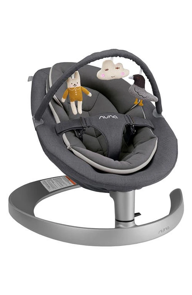 Nuna LEAF grow Baby Seat with Toy Bar in Granite at Nordstrom