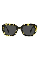 Isabel Marant The New 52mm Rectangular Sunglasses in Yellow Havana/Grey at Nordstrom