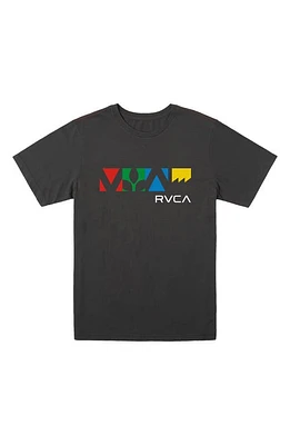 RVCA Primary Graphic T-Shirt Pirate Black at Nordstrom,