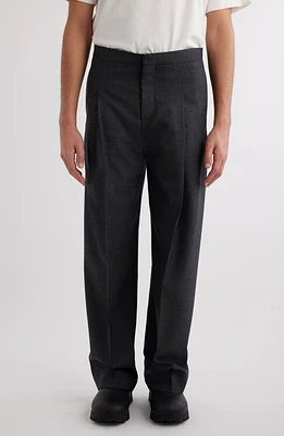 Givenchy Pleated Wool Pants Dark Grey at Nordstrom, Us