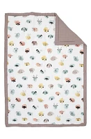 little unicorn Cotton Muslin Toddler Comforter in Colorful Critters at Nordstrom