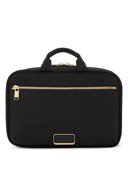 Tumi Madeline Nylon Cosmetics Bag in Black/Gold at Nordstrom