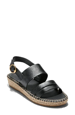 Cole Haan Cloudfeel Tilden Sandal in Black Leather at Nordstrom, Size 9