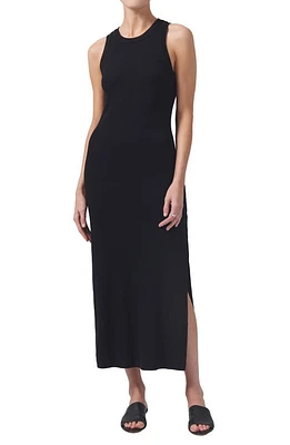 Citizens of Humanity Isabel Rib Maxi Tank Dress Black at Nordstrom,