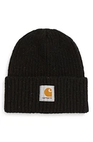 Carhartt Work In Progress Anglistic Wool & Cotton Cuff Beanie in Speckled Black at Nordstrom