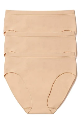 Bravado Designs 3-Pack Seamless High Waist Maternity Briefs in Butterscotch at Nordstrom, Size Medium