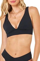 LSPACE Fused Harley Bikini Top Black at Nordstrom,