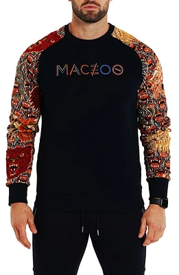 Maceoo Cotton Sweater Blue at Nordstrom,