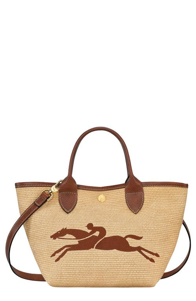 Longchamp Le Pliage Panier Top Handle Bag in Brown at Nordstrom