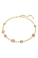 Swarovski Imber Crystal Station Necklace in Pink at Nordstrom