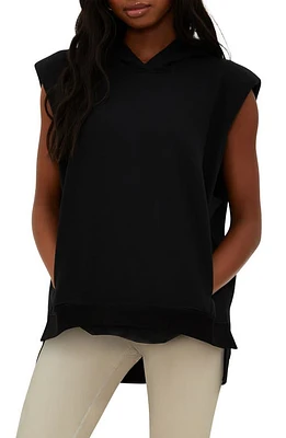 Beach Riot Rylee Sleeveless Hooded Top Black at Nordstrom,