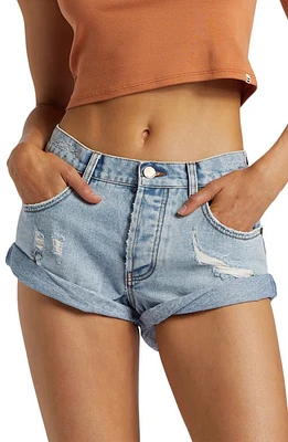 Billabong Get Low Ripped Rolled Cuff Denim Shorts at Nordstrom,