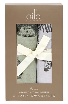 Oilo 2-Pack Swaddle Blankets in at Nordstrom