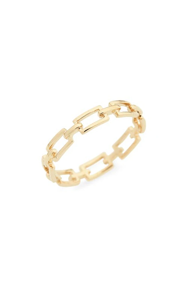 Bony Levy 14K Gold Link Stacking Ring Yellow at Nordstrom,