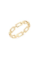 Bony Levy 14K Gold Link Stacking Ring Yellow at Nordstrom,