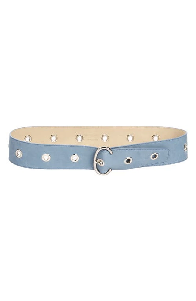 Paloma Wool Gilda Eyelet Leather Belt Lavender at Nordstrom,