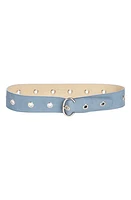 Paloma Wool Gilda Eyelet Leather Belt Lavender at Nordstrom,