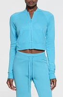 SKIMS Light French Terry Shrunken Zip Up at Nordstrom,