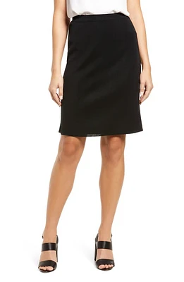 Ming Wang Knit Pencil Skirt Black at Nordstrom,