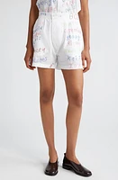 Bode Familial Hall Embroidered Boxers White Multi at Nordstrom,