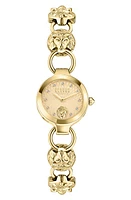 VERSUS Versace Broadwood Petite Bracelet Watch, 26mm in Ip Yellow Gold at Nordstrom