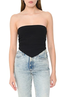 WAYF Dream On Top Strapless Black at Nordstrom,