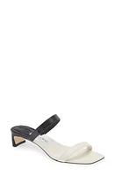 Jimmy Choo Kyda Colorblock Slide Sandal Latte/Black at Nordstrom,