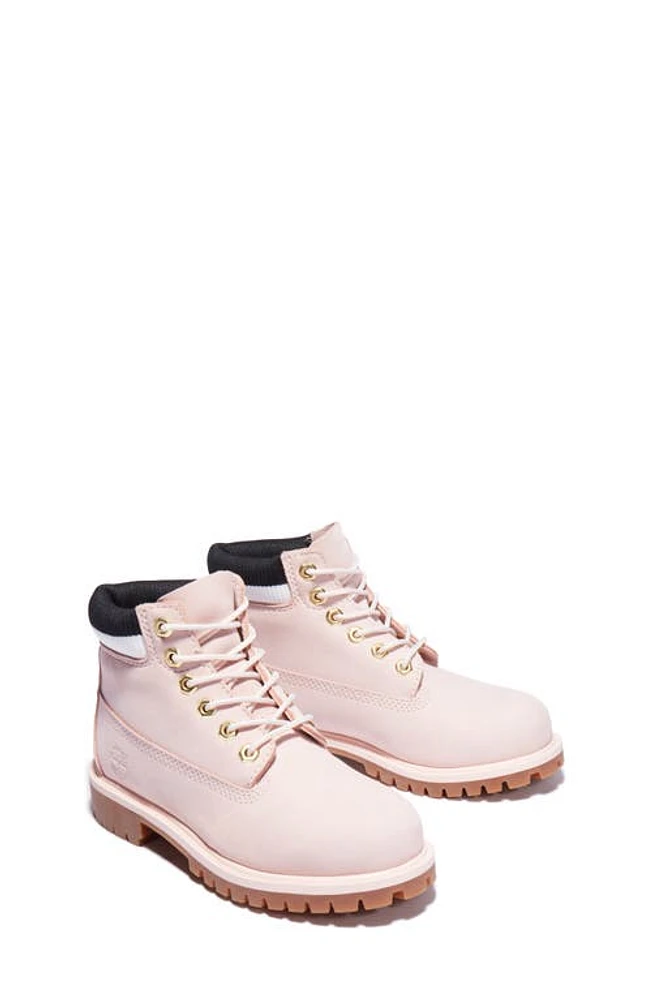 Timberland Premium Waterproof Boot in Pink Nubuck at Nordstrom, Size 3 M