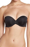 DKNY Litewear Push-Up Strapless Bra in Dk Black at Nordstrom, Size 34Dd