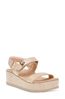 Anne Klein Violette Slingback Platform Wedge Sandal at Nordstrom,