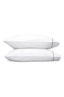 Matouk Essex 350 Thread Count Set of 2 Pillowcases in Charcoal at Nordstrom