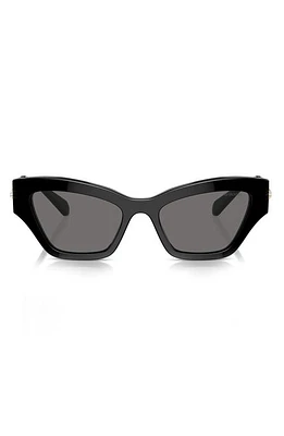 Swarovski Imber 53mm Irregular Sunglasses in Black at Nordstrom