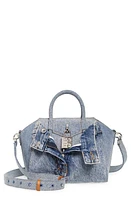 Givenchy Mini Antigona Lock Jeans Handbag in Medium Blue at Nordstrom