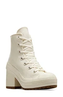 Converse Chuck 70 De Luxe Block Heel Sneaker Egret/Egret/Egret at