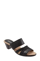 Trotters Maxine Slide Sandal Black/Tan at Nordstrom,