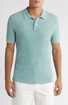 Treasure & Bond Washed Polo Sweater at Nordstrom,