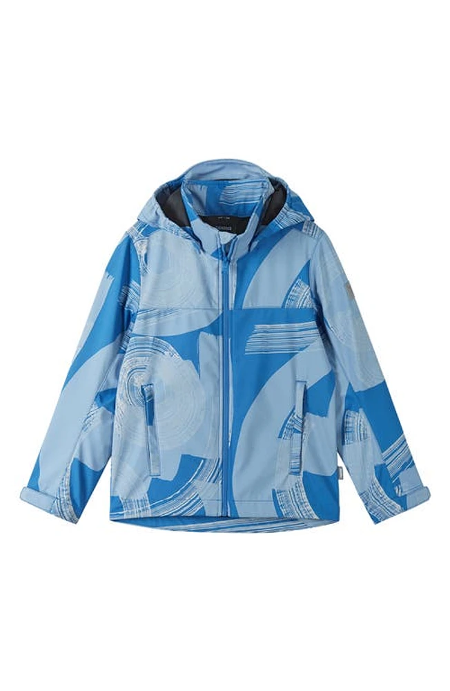 Reima Kids' Kuopio Waterproof Softshell Jacket Cool Blue at Nordstrom,