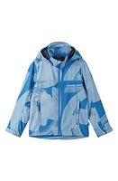 Reima Kids' Kuopio Waterproof Softshell Jacket Cool Blue at Nordstrom,