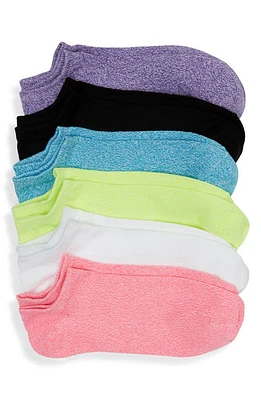 Hue 6-Pack Supersoft Liner Socks in Neon Asst at Nordstrom, Size 9