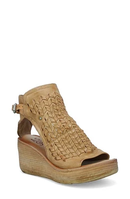 A. S.98 A. S. 98 Newbury Platform Sandal in Camel at Nordstrom, Size 9.5-10Us