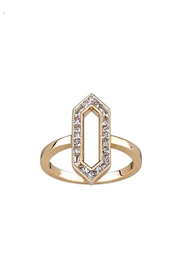 Sethi Couture Kerri Diamond Hexagon Ring in Yellow Gold/diamond at Nordstrom, Size 6.5