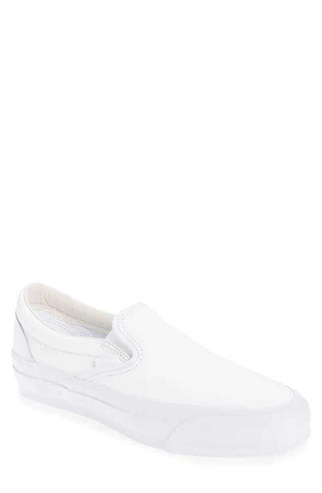 Vans Reissue 98 Slip-On Sneaker Lx Leather White/White at Nordstrom, Women's