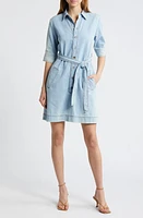 FRAME Tie Belt Denim Shirtdress Calabria at Nordstrom,